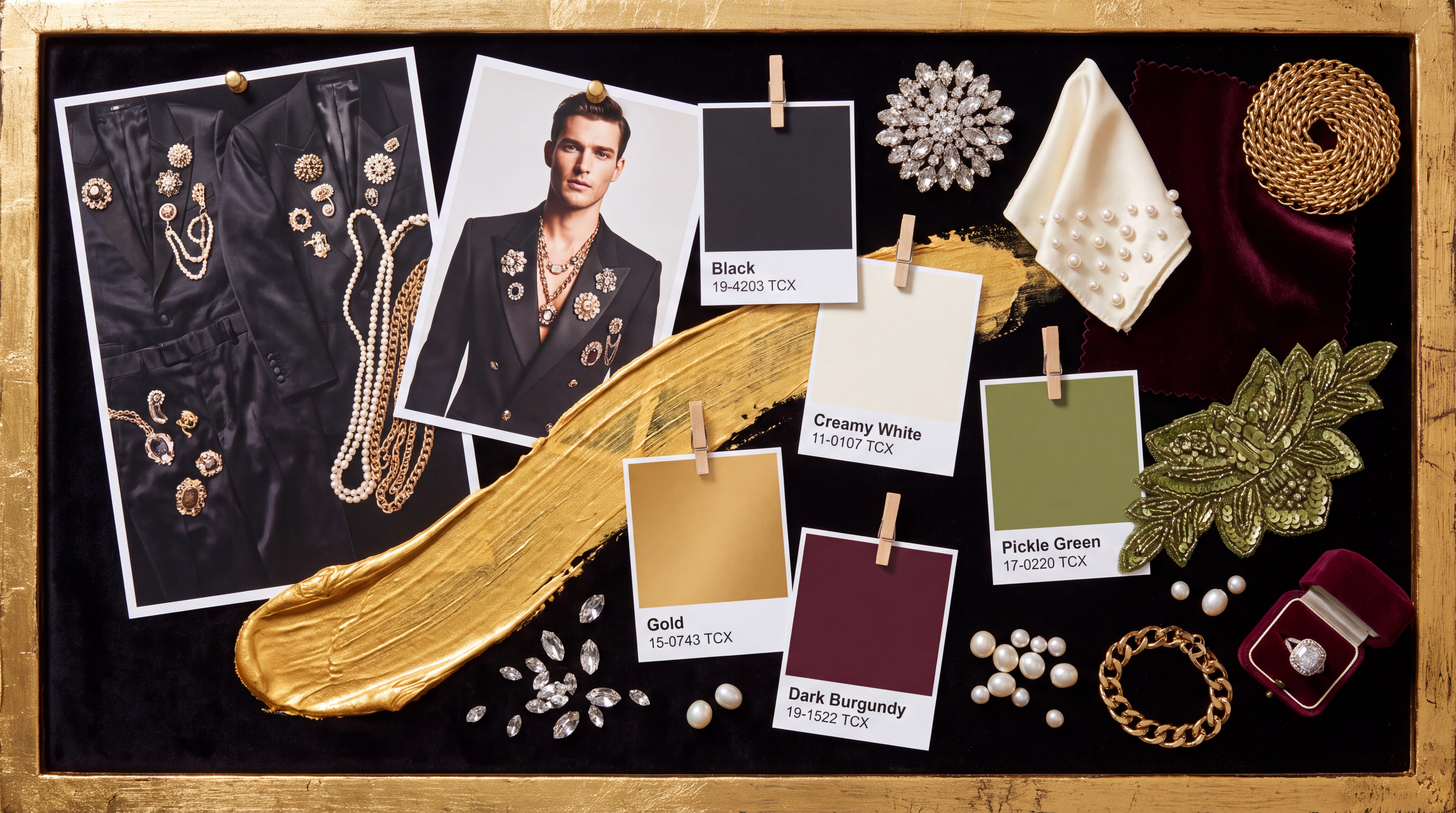 All-out Opulence mood board