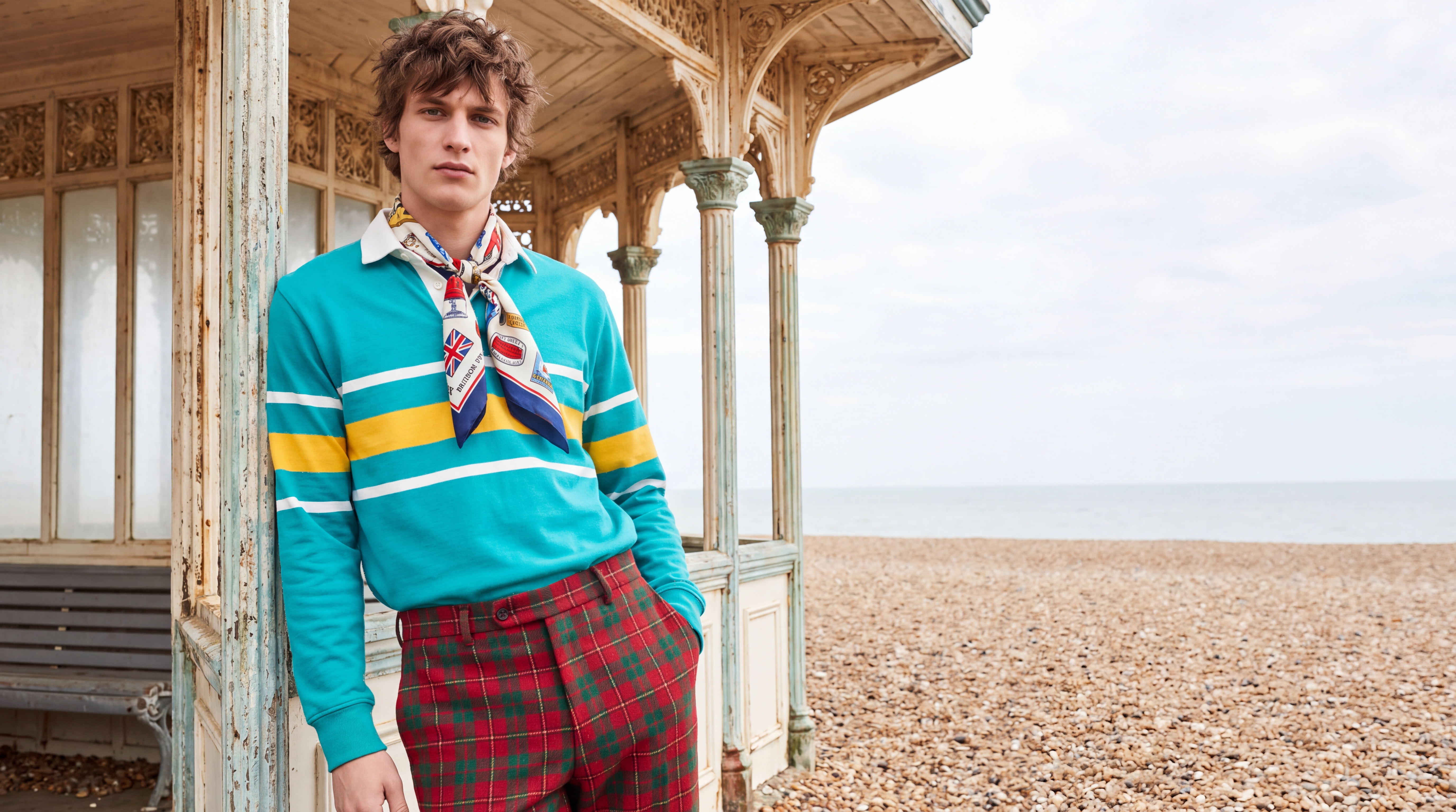 RUGBY TOP & CLASHING CHECK